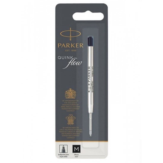 Parker Ballpoint Ανταλλακτικό Refill Quinkflow Μαύρο